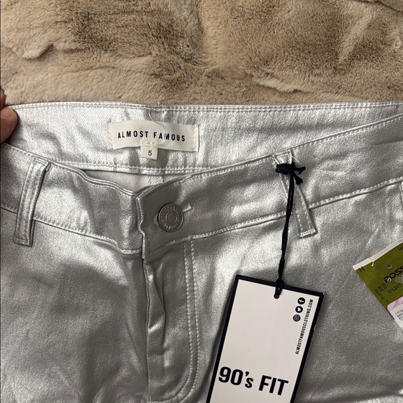 Silver Metallic Pants - Picture 3 of 3